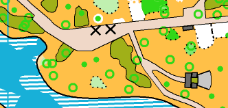 Donaupark, Wien, Orientierungslaufkarte