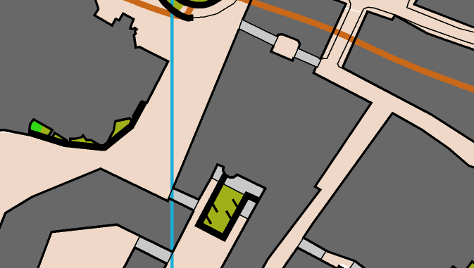 Innere Stadt, Wien, Orientierungslaufkarte