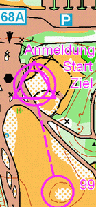�bersichtskarte Wettkampfzentrum